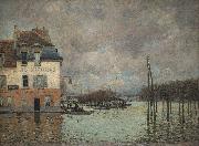 Painting of Sisley in the Orsay Museum, Paris unknow artist